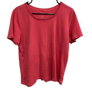 White Stag Womens Coral Short Sleeve Cotton T-Shirt Size XL